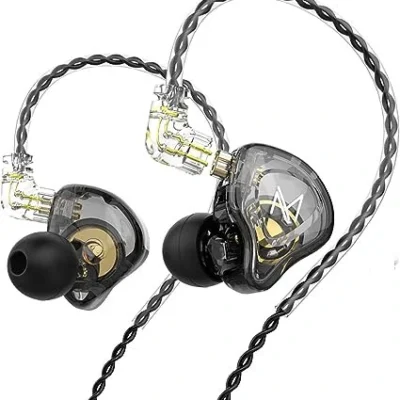 TRN MT1 in-ear monitor earphones with 10mm dual-magnet dynamic driver